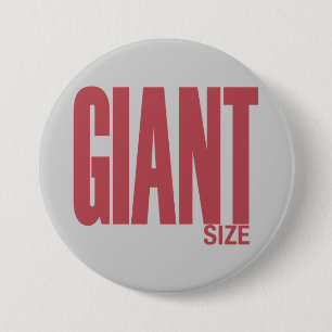 Badge Rond 7,6 Cm Taille géante