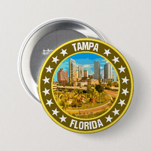 Badge Rond 7,6 Cm Tampa