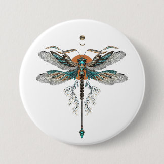 Badge Rond 7,6 Cm Tattoo dragon