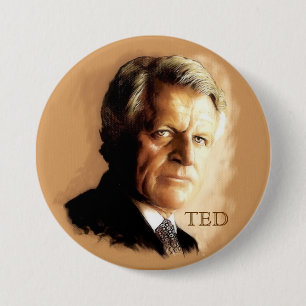 Badge Rond 7,6 Cm Ted Kennedy