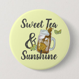 Badge Rond 7,6 Cm Thé doux et soleil