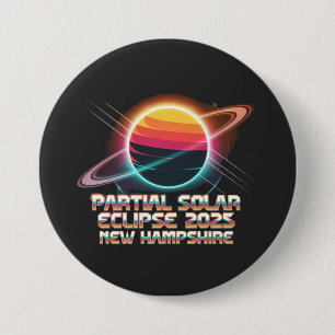 Badge Rond 7,6 Cm Thrice in a Lifetime 2025 New Hampshire Retro