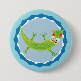 Badge Rond 7,6 Cm Tierno cocodrilo