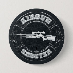 Badge Rond 7,6 Cm Tireur d'arme à feu