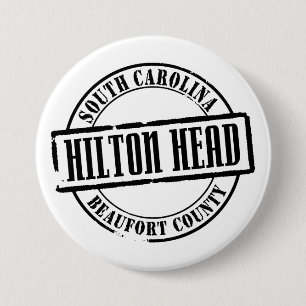 Badge Rond 7,6 Cm Titre de Hilton Head