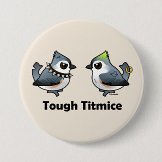 Badge Rond 7,6 Cm Titsouris dur
