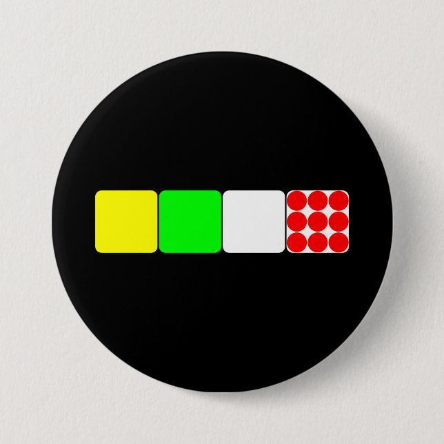 Badge Rond 7,6 Cm Tour de France Jerseys 2 Boutons noirs (Devant)