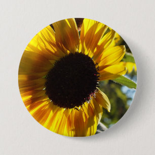 Badge Rond 7,6 Cm Tournesol du matin personnalisable