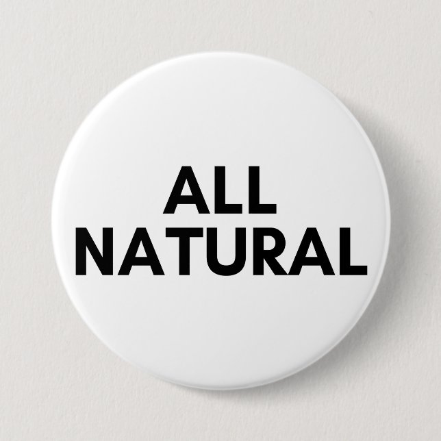 Badge Rond 7,6 Cm tout naturel (Devant)
