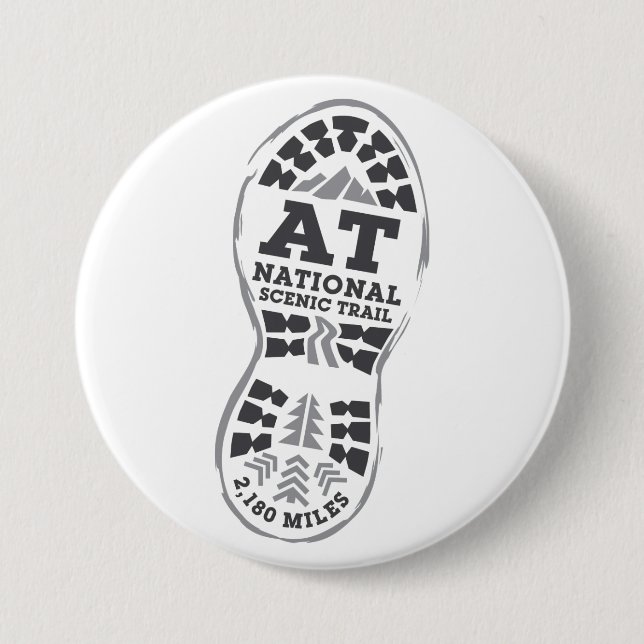 Badge Rond 7,6 Cm Traînée pittoresque nationale appalachienne (Devant)