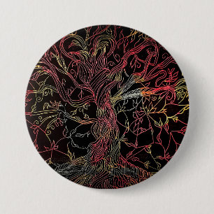 Badge Rond 7,6 Cm Transcender l'arbre ancestral