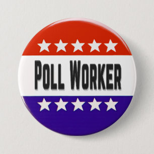 Badge Rond 7,6 Cm Travailleur de sondage