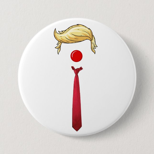 Badge Rond 7,6 Cm Trump déconstruit (Devant)