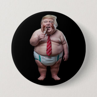 Badge Rond 7,6 Cm Trump Toddler Button