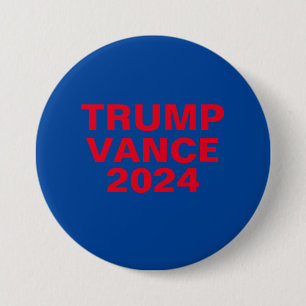 Badge Rond 7,6 Cm Trump Vance 2024