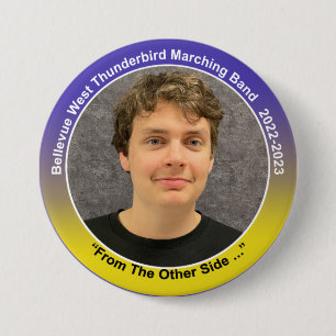 Badge Rond 7,6 Cm Trumpet James 11