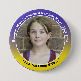 Badge Rond 7,6 Cm Trumpet Madalyn 9