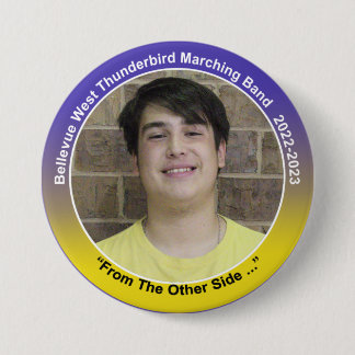 Badge Rond 7,6 Cm Trumpet Nathan 12