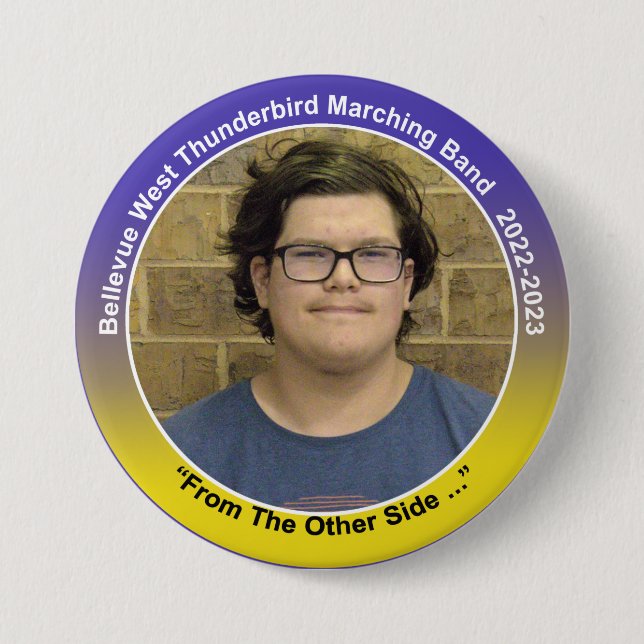Badge Rond 7,6 Cm Tuba Connor 11 (Devant)