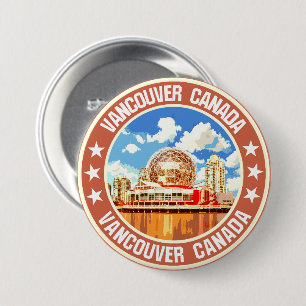 Badge Rond 7,6 Cm Vancouver