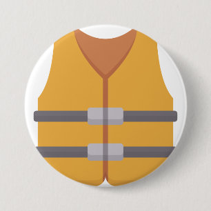 Badge Rond 7,6 Cm Veste de sauvetage