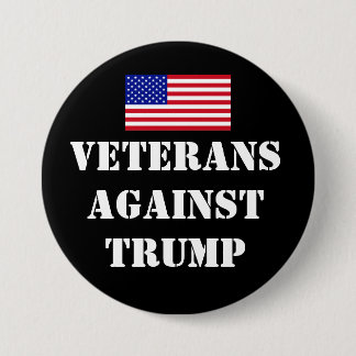 Badge Rond 7,6 Cm Veterans Against Trump Button