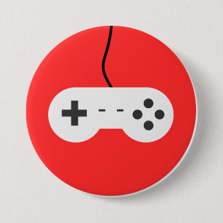Badge Rond 7,6 Cm Vidéo Game Controller Icon