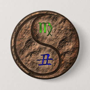 Badge Rond 7,6 Cm Vierge & Boeuf de terre