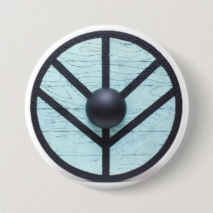 Badge Rond 7,6 Cm Vikings protègent la jeune fille