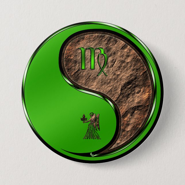 Badge Rond 7,6 Cm Virgo le moissonneur (Devant)