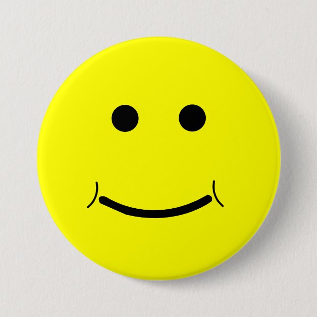 Badge Rond 7,6 Cm Visage (Devant)