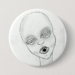 Badge Rond 7,6 Cm Visage doux