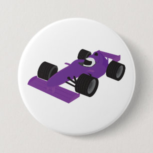 Badge Rond 7,6 Cm Voiture de course F1