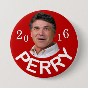 Badge Rond 7,6 Cm Vote Rick Perry 2016