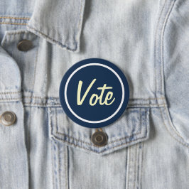 BADGE ROND 7,6 CM VOTER