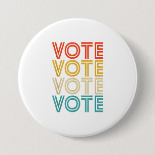 Badge Rond 7,6 Cm Voter le style Vintage