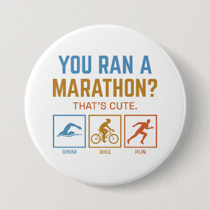 Badge Rond 7,6 Cm Vous Avez Fait Un Marathon