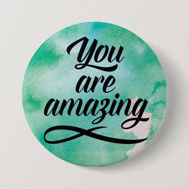 Badge Rond 7,6 Cm Vous Êtes Extraordinaire (Devant)