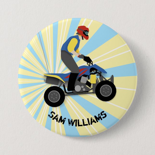 BADGE ROND 7,6 CM VTT (Devant)