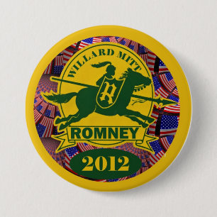 Badge Rond 7,6 Cm Willard Mitt Romney 2012