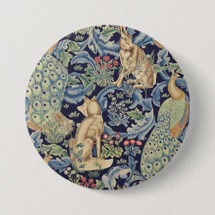 Badge Rond 7,6 Cm William Morris