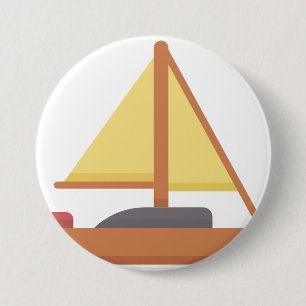 Badge Rond 7,6 Cm Yatch