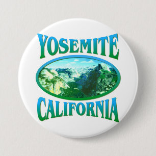 Badge Rond 7,6 Cm Yosemite la Californie