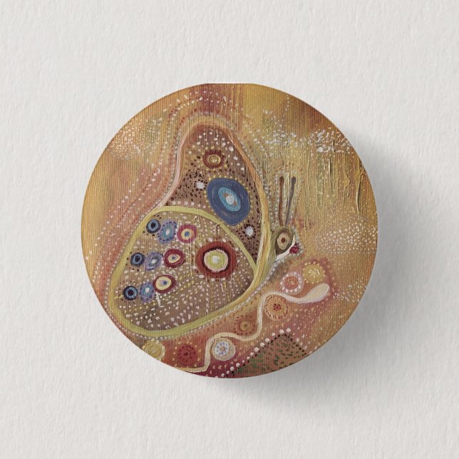Badge rond papillon (Devant)