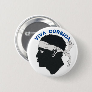 Badge rond, Viva Corsica Button
