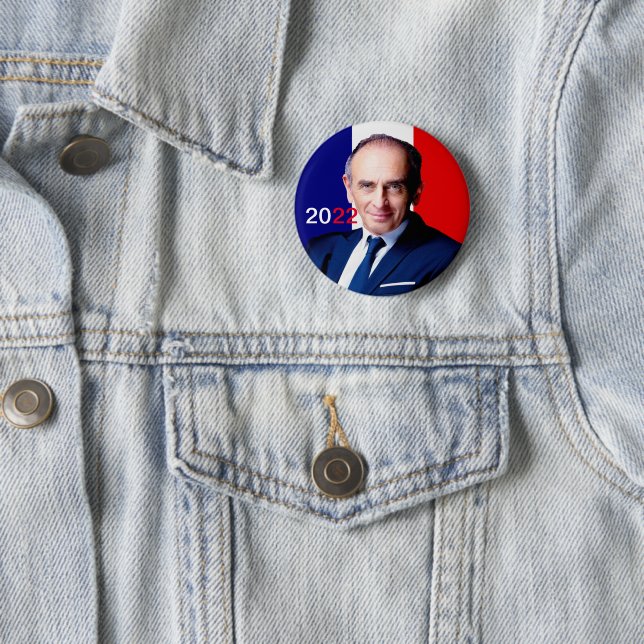 Badge rond, Zemmour 2022 (En situation)