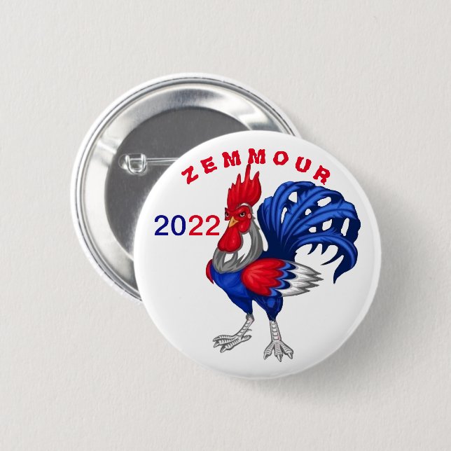 Badge rond, Zemmour 2022 (Devant & derrière)