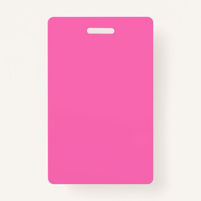 Badge Rose chaud (Devant)