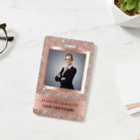 Rose Gold Paillettes Look Bling Diamant Entreprise