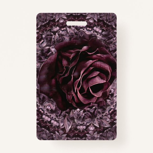 Badge Rose Mandala (Devant)